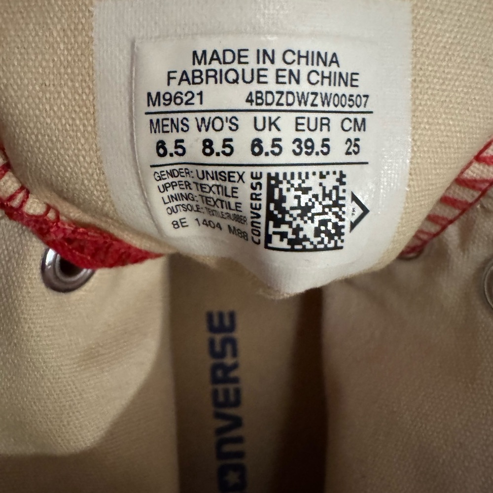 Converse Red High-Tops - Picture 4 of 4